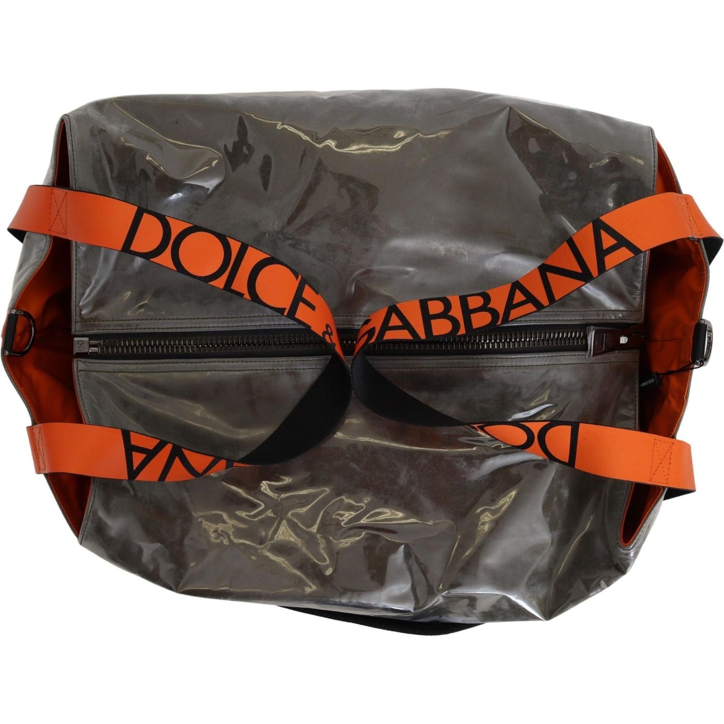 Dolce & Gabbana Cotton Men Large Fabric Green Shopping Tote Bag VAS12552