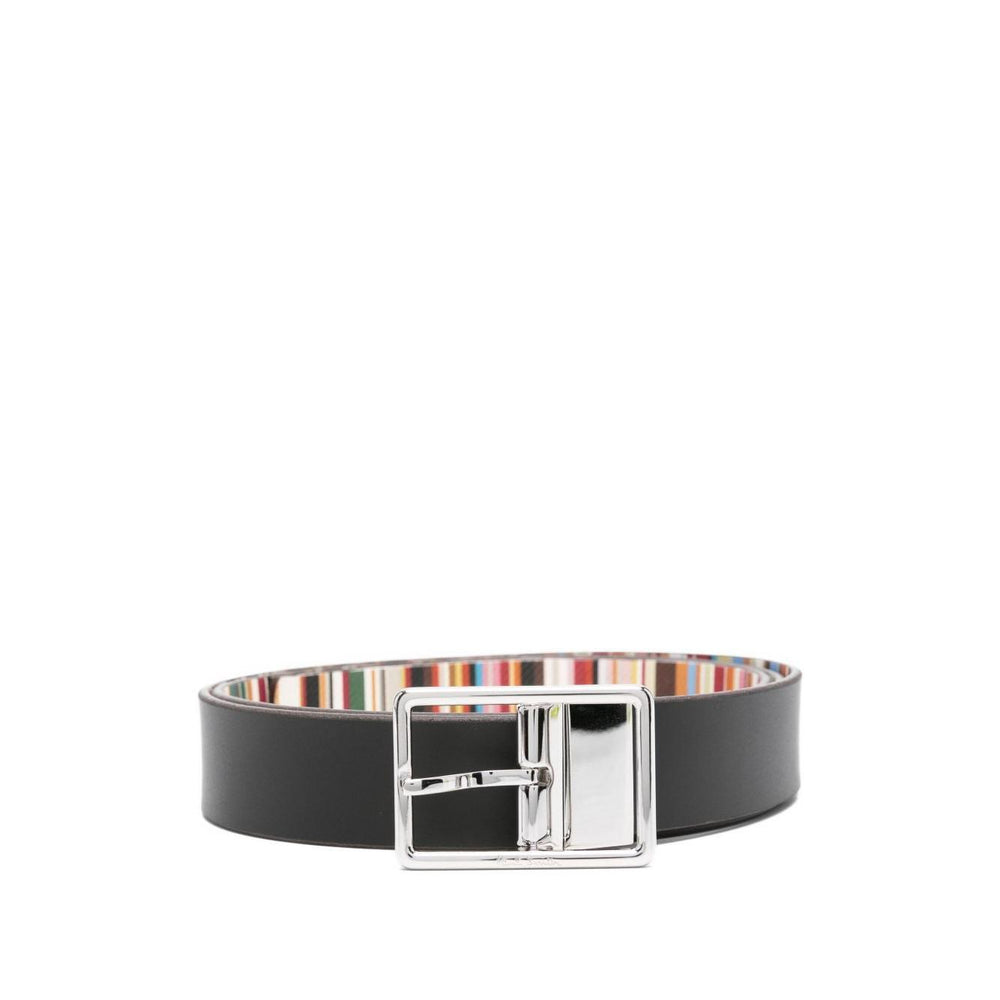 Paul Smith Leather Reversible 'Signature Stripe' Cut-To-Fit Belt M1A8172DC2FMU92-AI25