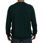 Dolce & Gabbana Green Cashmere V-neck Pullover Sweater TSH83669- 44