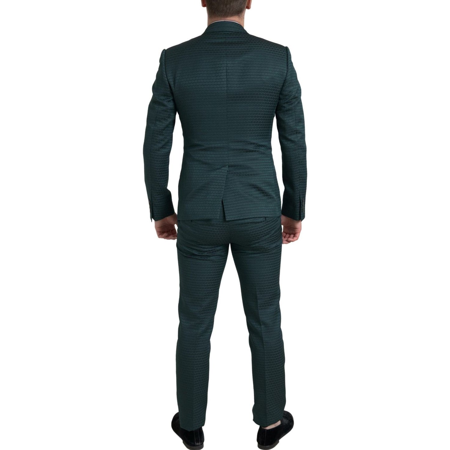 Dolce & Gabbana Green 3 Piece Single Breasted MARTINI Suit KOS2187-44