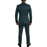 Dolce & Gabbana Green 3 Piece Single Breasted MARTINI Suit KOS2187-44