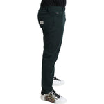 Dolce & Gabbana Green Cotton Stretch Skinny Men Denim Jeans PAN75053-54