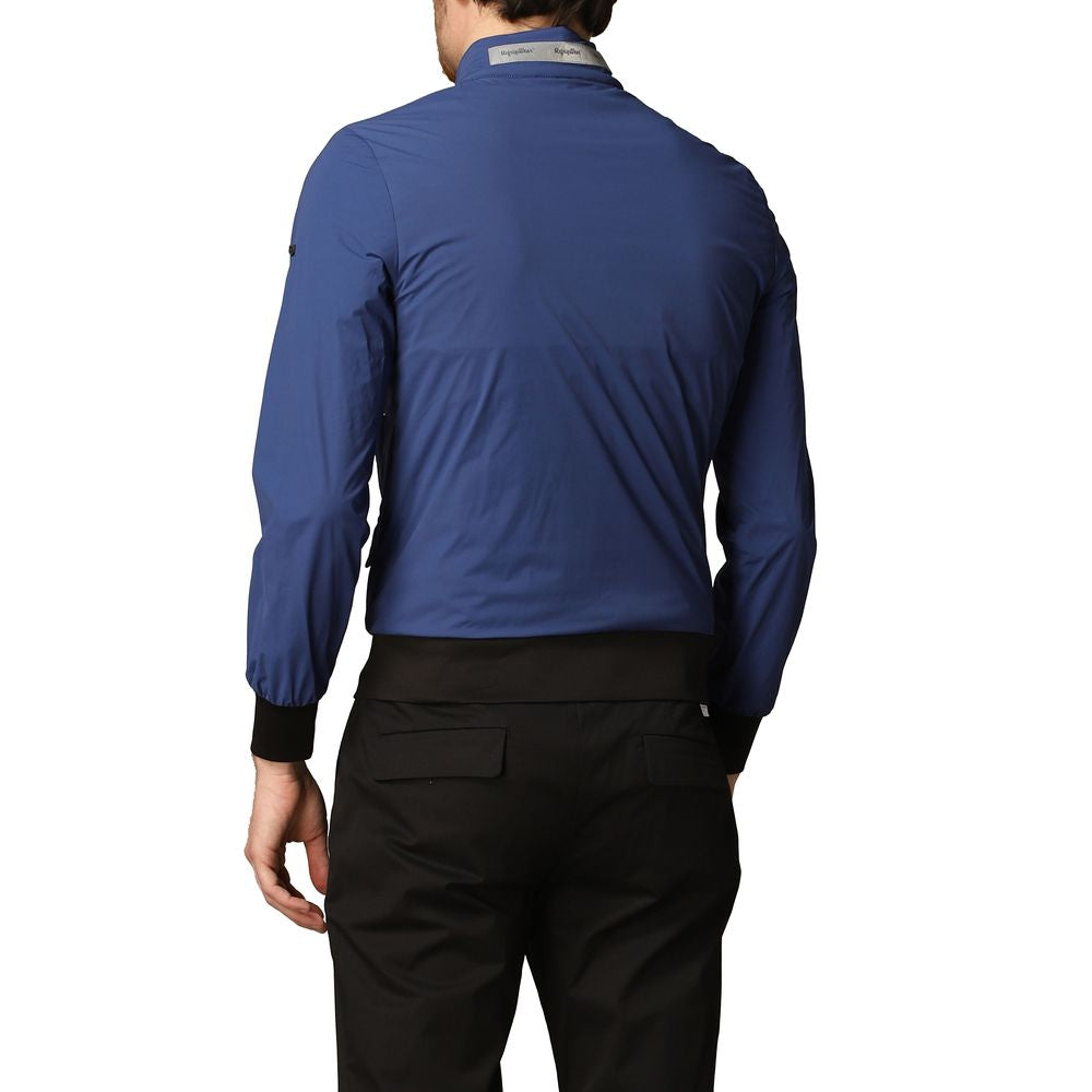 Refrigiwear Elegant Blue Bielastic Bomber Jacket RE-6031-M
