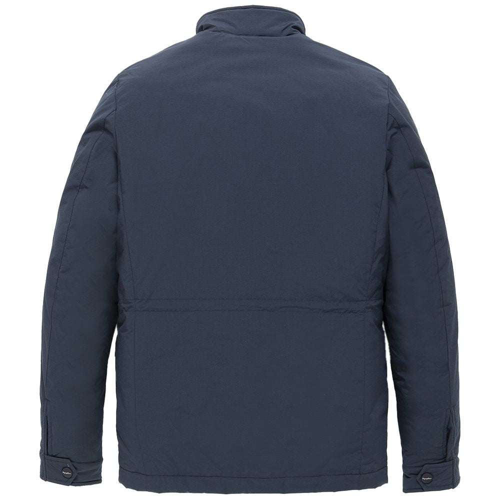 Refrigiwear Blue Nylon Men Jacket RE-13993-L
