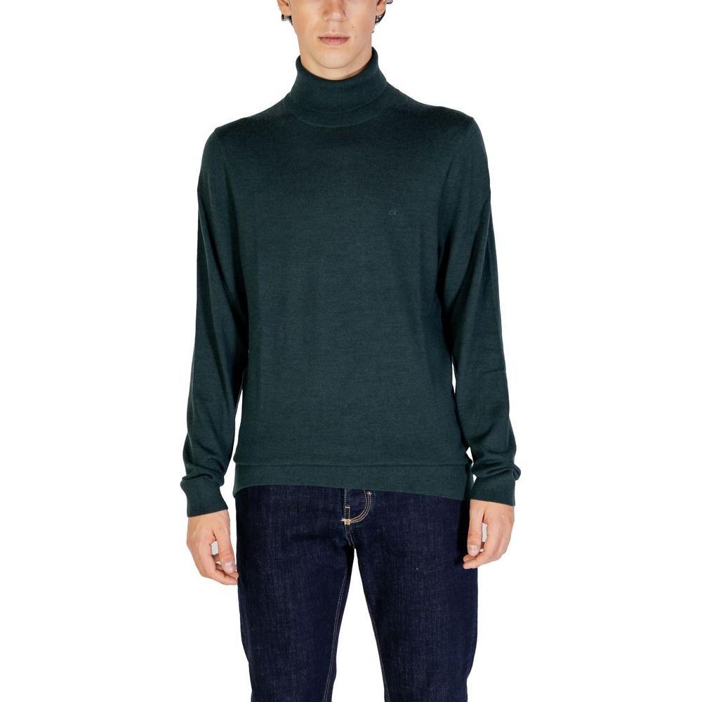 Calvin Klein Green Wool Turtleneck CA-14587200150-IT48 | L