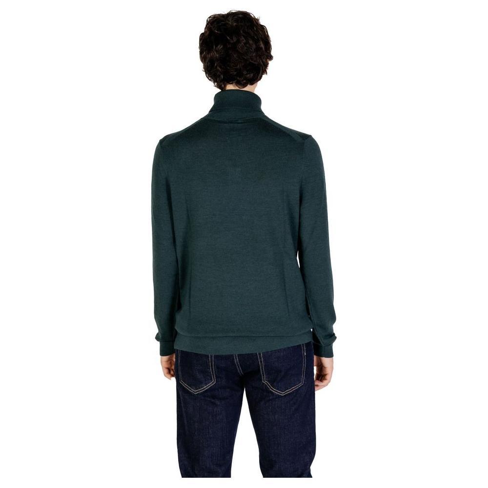 Calvin Klein Green Wool Turtleneck CA-14587200150-IT48 | L