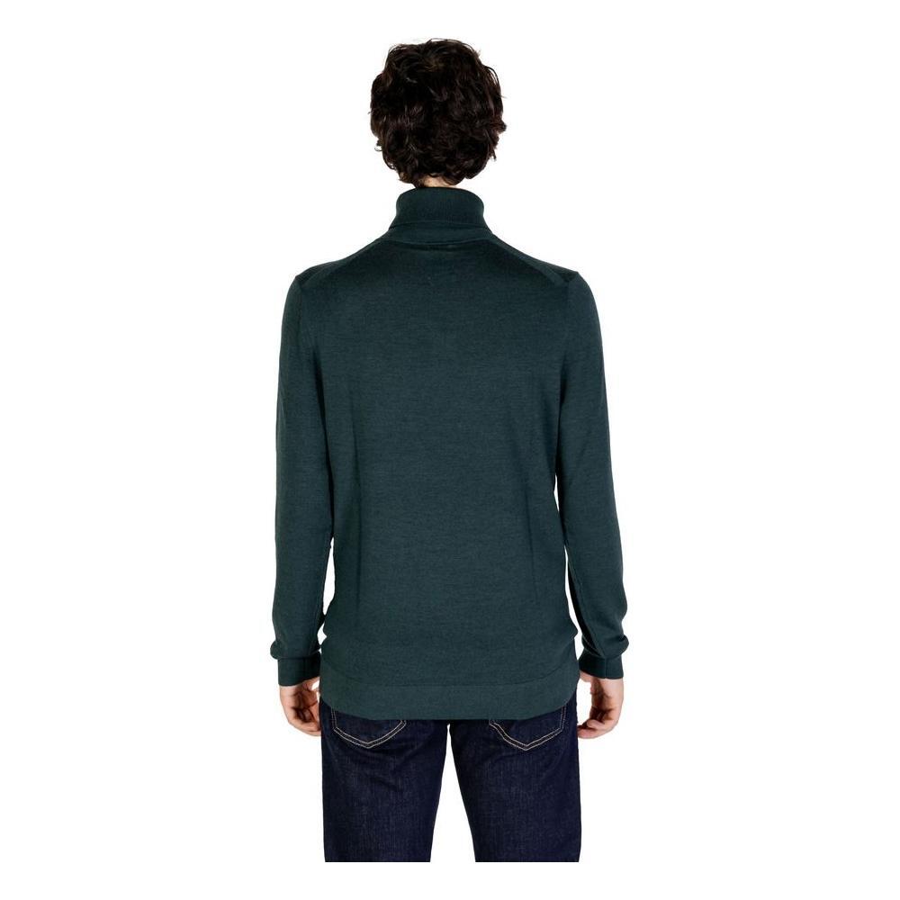 Calvin Klein Green Wool Turtleneck CA-14587200150-IT48 | L