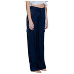 Street One Blue Viscose Pant ST-14205200010-W42 | L32