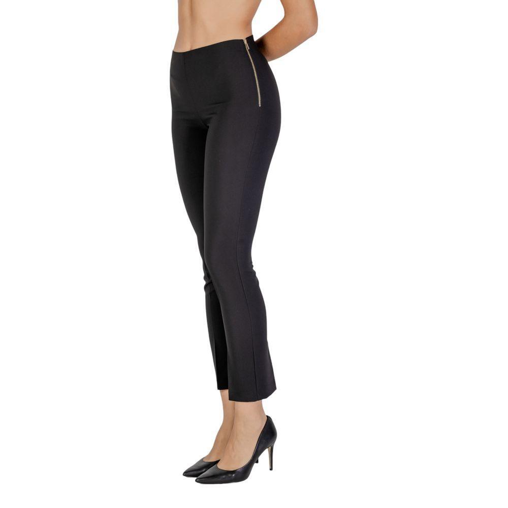 Sandro Ferrone Black Polyester Pant