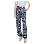Street One Blue Viscose Pant ST-14425000010-W34 | L30