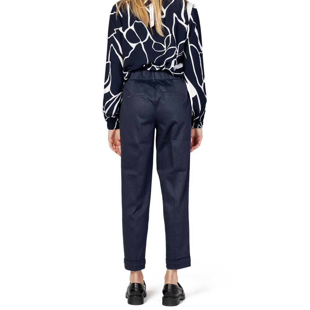 Street One Blue Viscose Pant ST-13115200010-W44 | L28