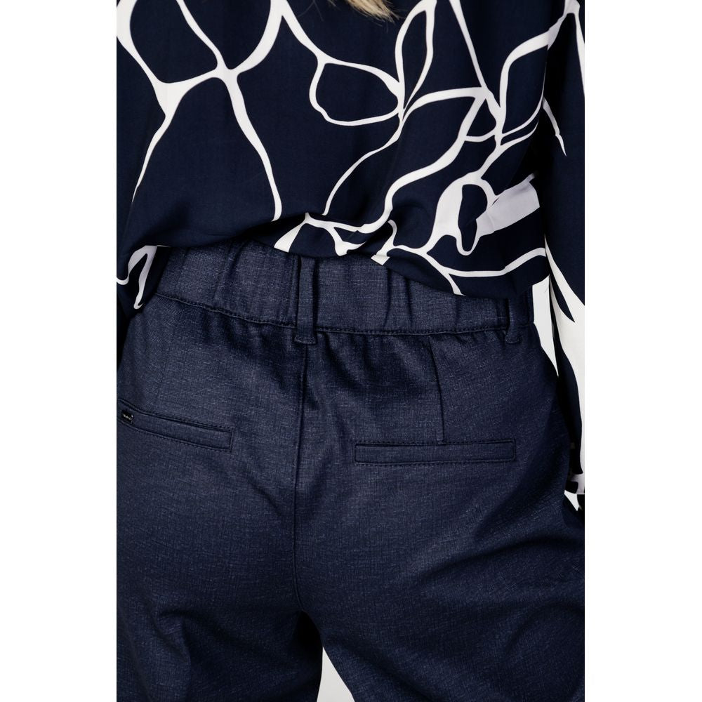 Street One Blue Viscose Pant ST-13115200010-W44 | L28