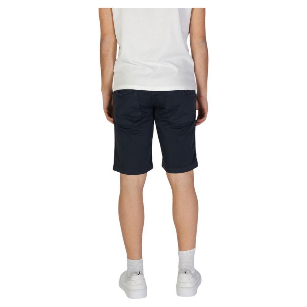 Refrigiwear Blue Cotton Bermuda RE-15824000010-W32