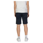 Refrigiwear Blue Cotton Bermuda RE-15824000010-W32