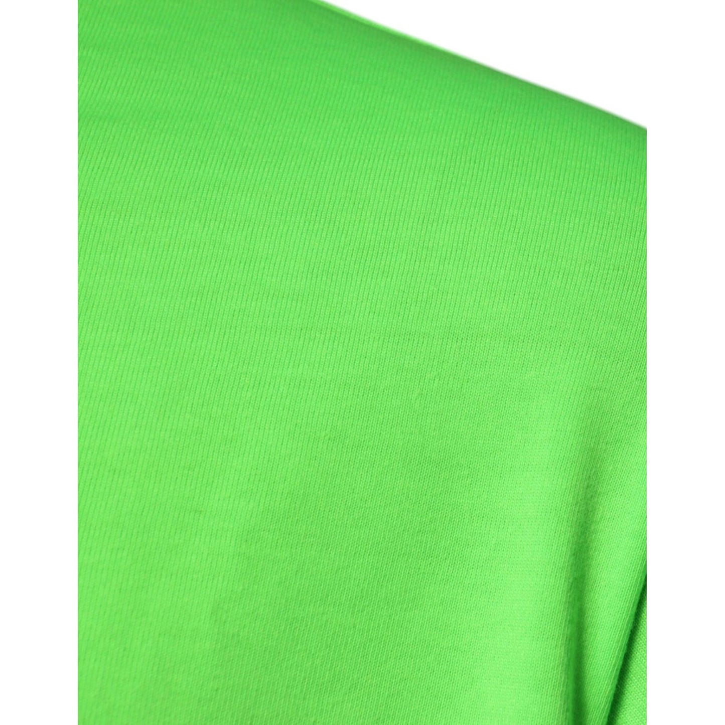 Dolce & Gabbana Green DG Logo Cotton Crew Neck T-shirt TSH87526-50