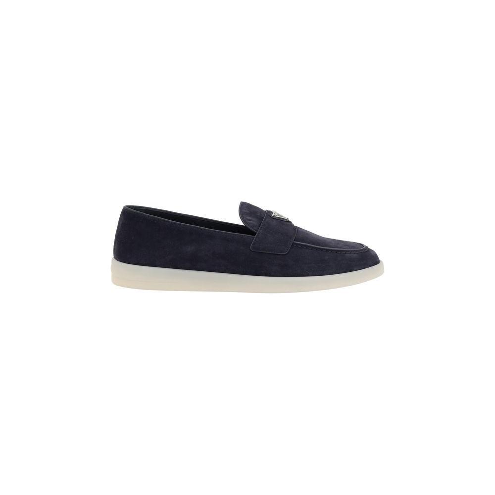 Prada Suede Loafers PR-2DG124FG001103F0008-EU41.5/US8.5