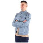 Yes Zee Light Blue Polyethylene Men Jacket YE-14593-XXL