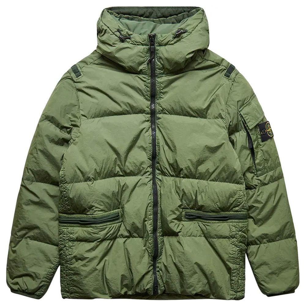 Stone Island Green Nylon Men Jacket ST-14738-XL