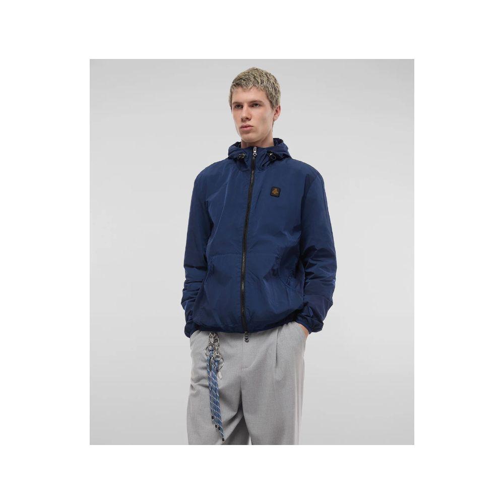 Refrigiwear Blue Polyamide Men Jacket RE-14966-3XL