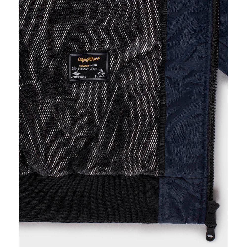 Refrigiwear Blue Polyamide Men Jacket RE-14979-XXL