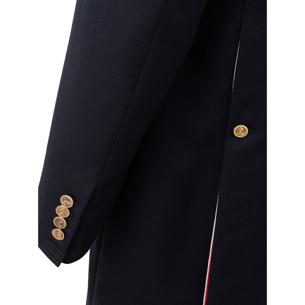 Thom Browne Elegant Wool Jacket in Signature Blue TH-3768673-IT50 | L