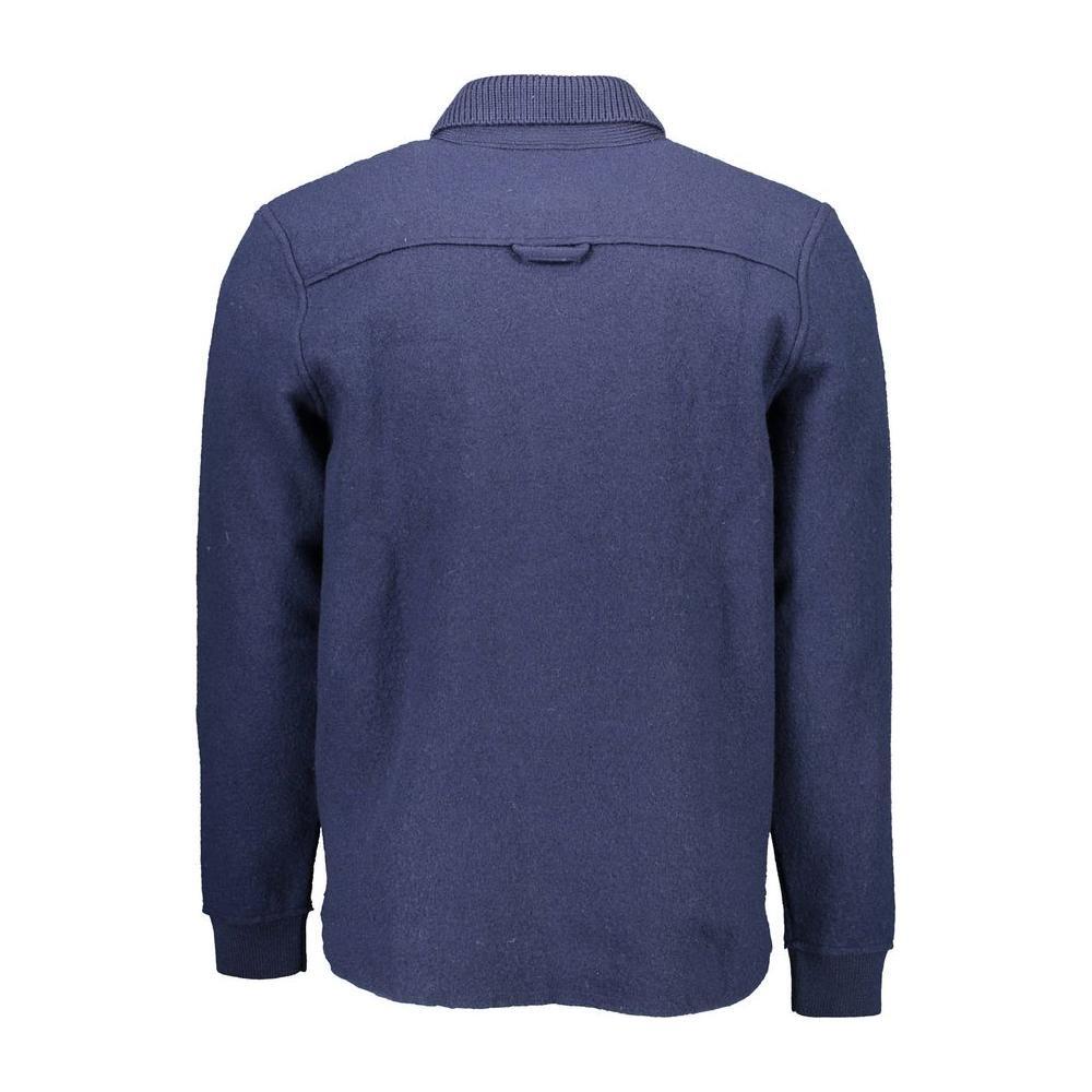 Gant Blue Wool Men Sweater GA-5202-S