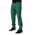 Dolce & Gabbana Green Cotton Stretch Skinny Men Denim Jeans PAN76456-58