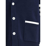 Thom Browne Merino wool Cardigan TH-MKC608AY1029415-3