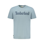 Timberland Light Blue Organic Cotton Men T-Shirt TI-35511-S