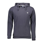 Sergio Tacchini Blue Cotton Men Sweater with Hood SE-37853-XL