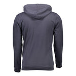 Sergio Tacchini Blue Cotton Men Sweater with Hood SE-37853-XL