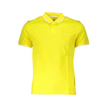Harmont & Blaine Elegant Yellow Cotton Polo with Contrast Details HA-28216-M