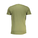 Cavalli Class Green Cotton T-Shirt CA-28620-L
