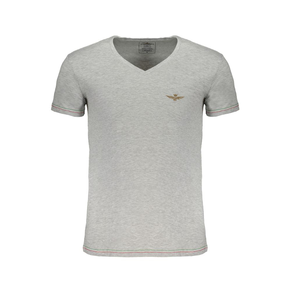 Aeronautica Militare Brown Cotton Men T-Shirt AE-31105-XXL