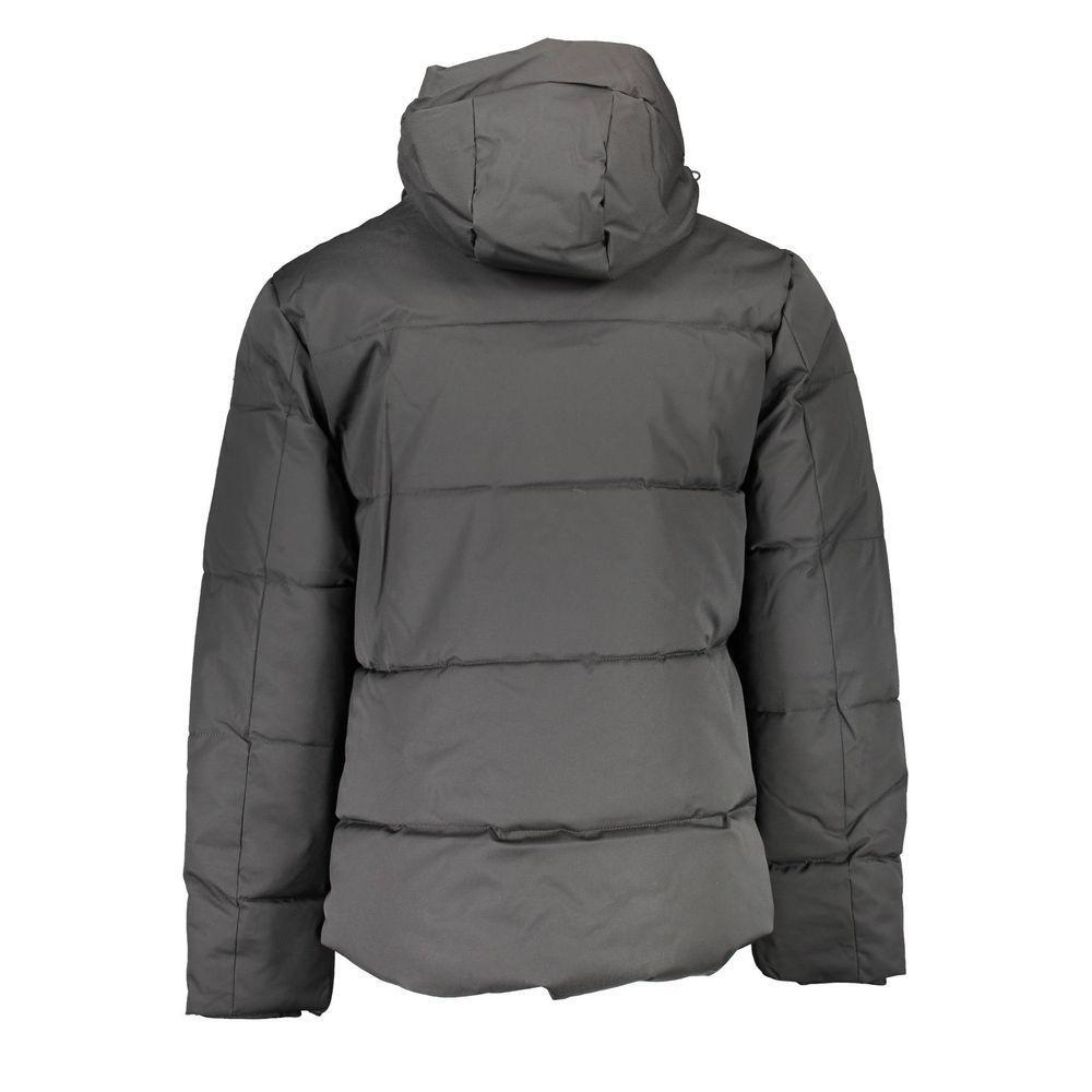 North Sails Black Polyester Jacket NO-16279-3XL