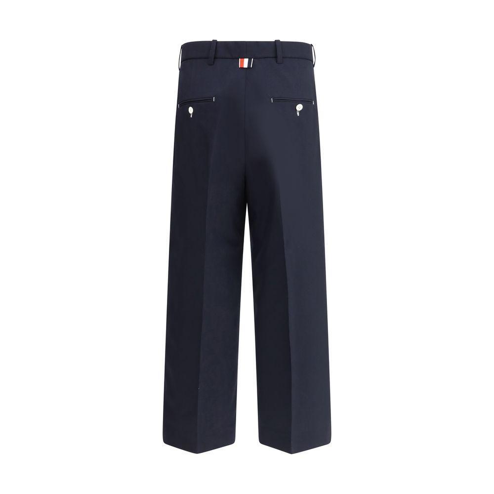 Thom Browne White stitching wool Pants TH-FTC503A02872415-IT42 | L