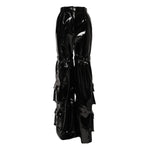 Dolce & Gabbana Black High Waist Cargo Bootcut Pants