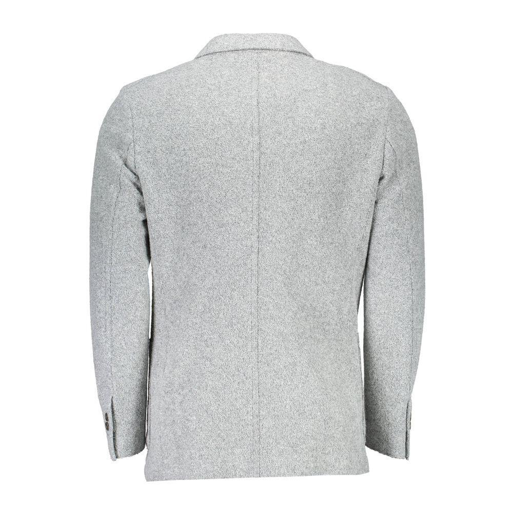Gant Gray Polyester Jacket GA-24078-IT52 | XL