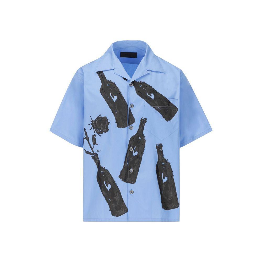 Prada Printed Cotton Shirt PR-8735546278100-L