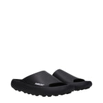 Ambush Black Cotton Slippers Sandals AM-8586631971081-EU40/US7