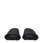 Ambush Black Cotton Slippers Sandals AM-8586631971081-EU40/US7