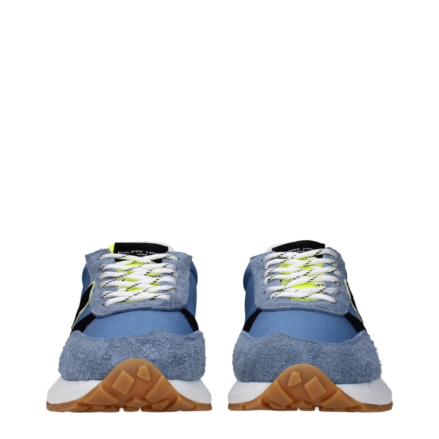 Philippe Model Blue Fabric Athletic Sneakers PH-15084842811657-EU40/US7