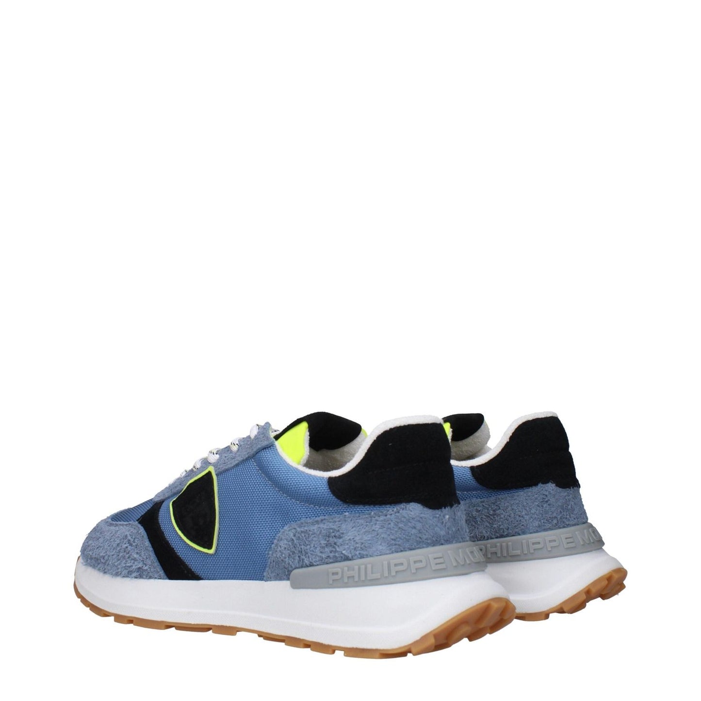 Philippe Model Blue Fabric Athletic Sneakers PH-15084842811657-EU40/US7