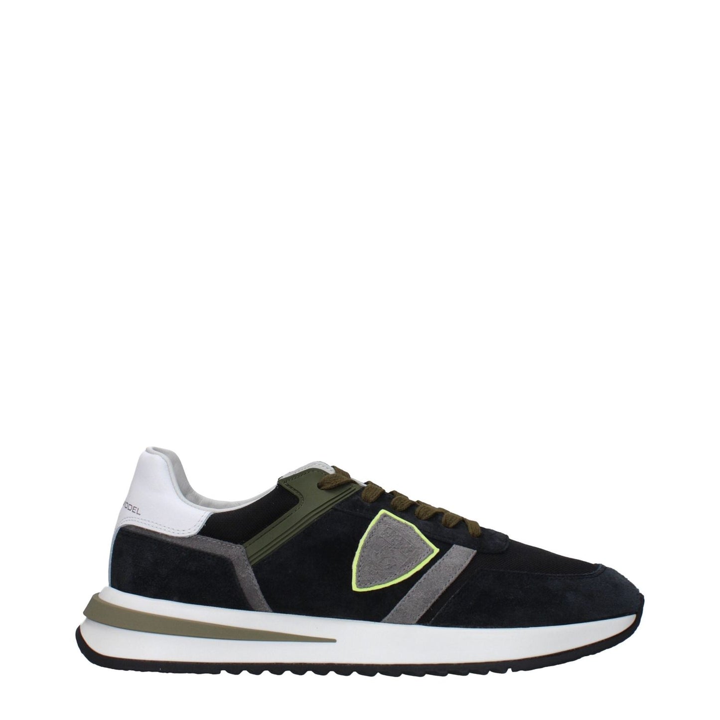Philippe Model Blue Leather Athletic Sneakers PH-15090177278217-EU42/US9