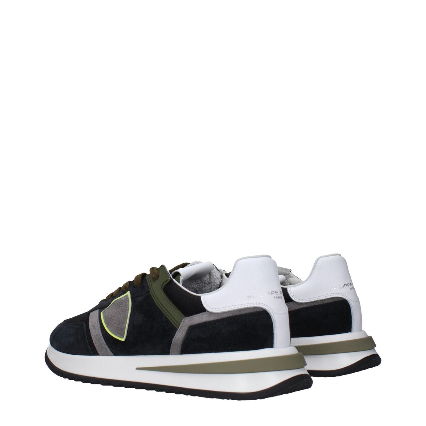 Philippe Model Blue Leather Athletic Sneakers PH-15090177278217-EU42/US9