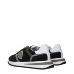 Philippe Model Blue Leather Athletic Sneakers PH-15090177278217-EU42/US9