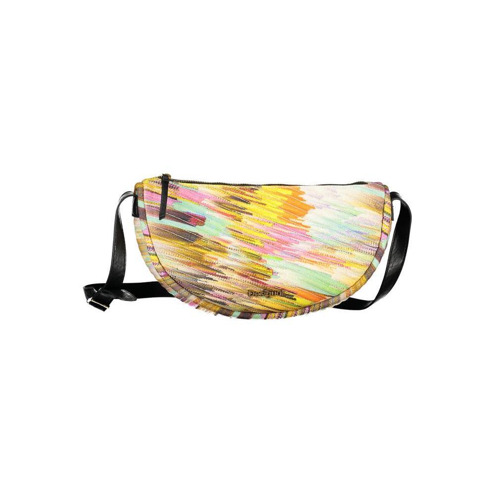 Desigual Yellow Polyester Handbag DE-28973