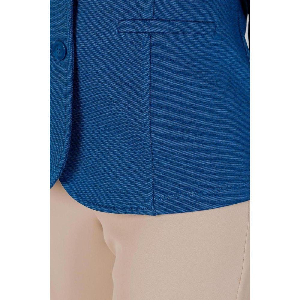 Street One Blue Polyester Blazer ST-13438400126-IT40|S