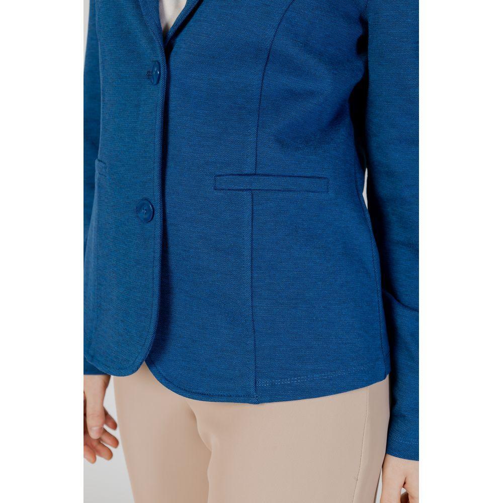 Street One Blue Polyester Blazer ST-13438400126-IT40|S