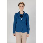 Street One Blue Polyester Blazer ST-13438400126-IT40|S